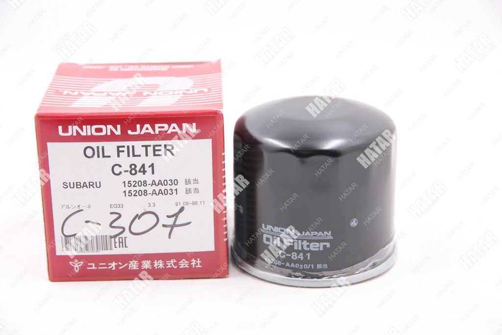 UNION JAPAN Фильтр маслянный c307 C841