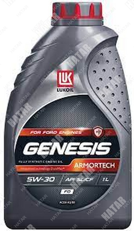 ЛУКОЙЛ 5w30 genesis armortech fd масло моторное,синтетика, a5/b5, sl/cf 1л 3149867