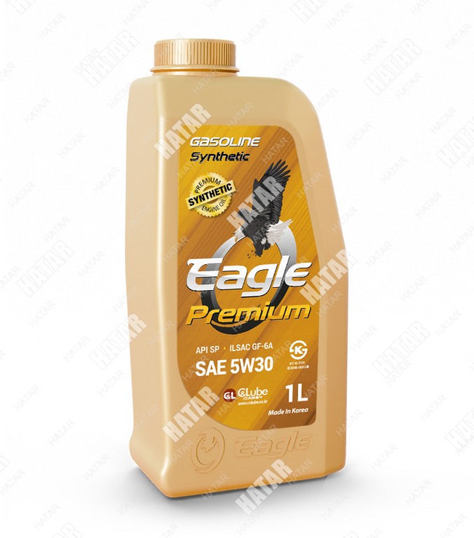 EAGLE 5w30 premium gasoiline масло моторное 100% synthetic api sp/gf-6a 1л EKO00000037