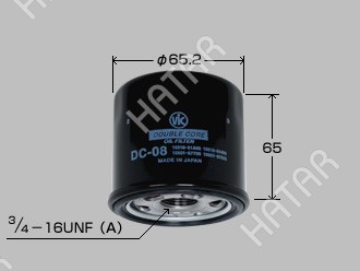 VIC Фильтр масляный vic double core DC08