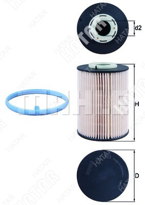 KNECHT-MAHLE Фильтр топливный knecht KX393DECO