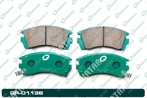 G-BRAKE Колодки тормозные GP01136