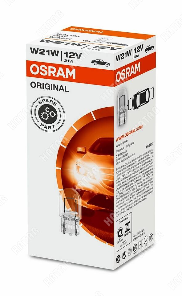 OSRAM Лампа osram original line 12v, 21w w21w w3x16d 7505