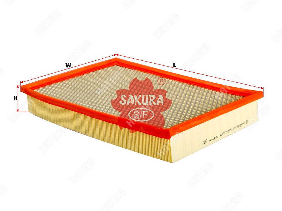 SAKURA Фильтр воздушный A6608
