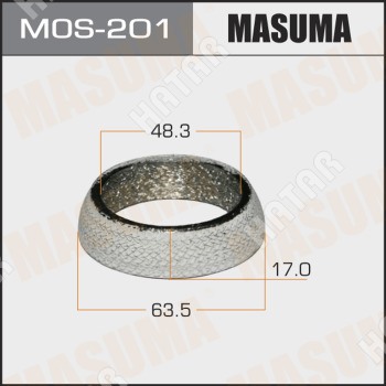 MASUMA Кольцо глушителя masuma 48.3 x 63.5 MOS201