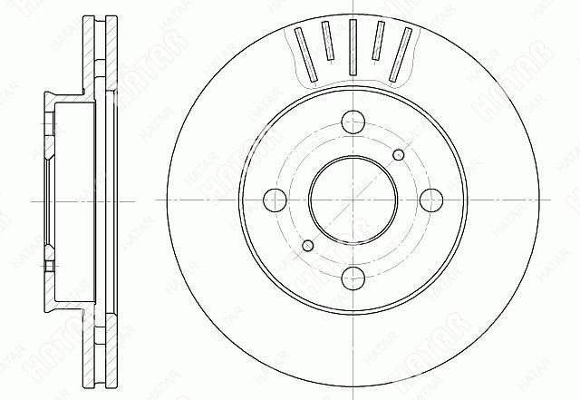 G-BRAKE Диск тормозной GR02214