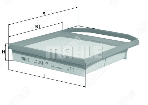 KNECHT-MAHLE Фильтр воздушный knecht LX28417