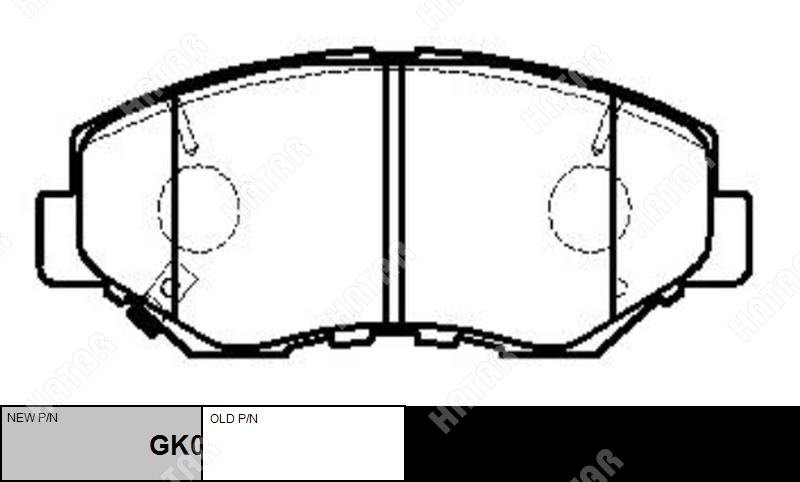 CTR Колодки ctr gk0333 CKHO16