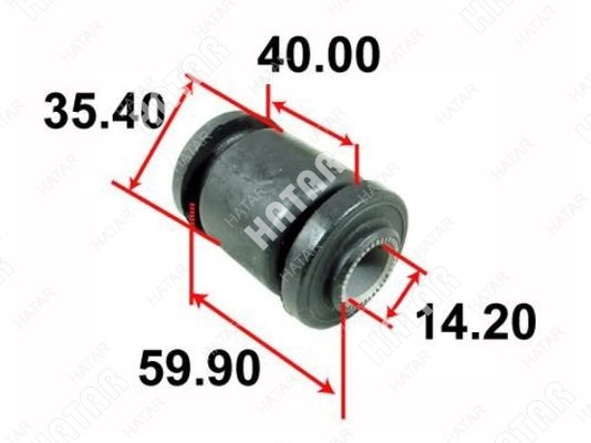TENACITY Сайлентблок рычага резиновый tenacity 1053 AAMTO1028