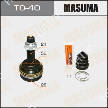 MASUMA Шрус masuma 26x58x24 1/6 TO40