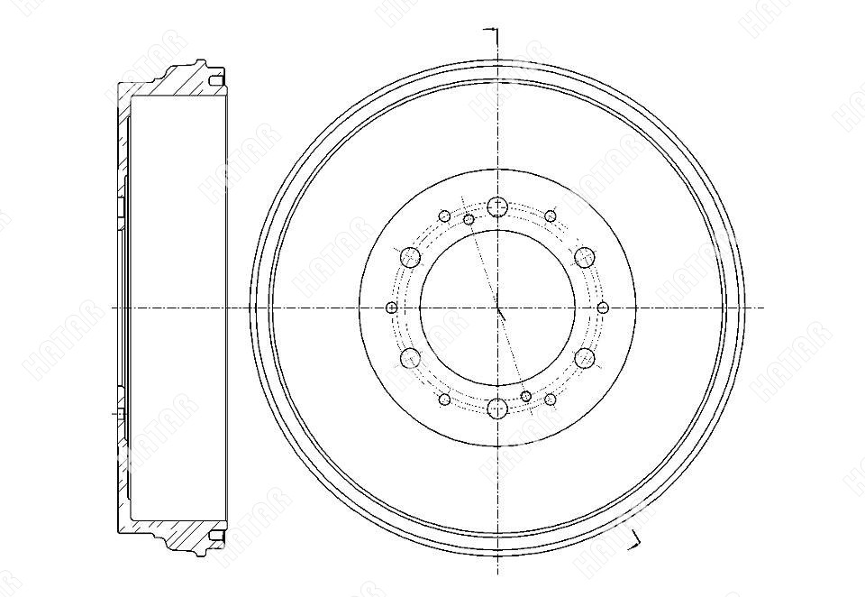 G-BRAKE Барабан тормозной g-brake GD06488
