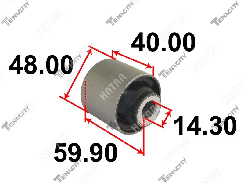 TENACITY Сайлентблок опоры редуктора резиновый tenacity 2786 ADMNI1005