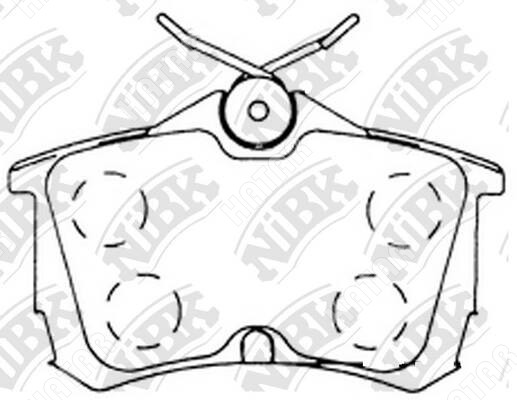NIBK Колодки nibk PN8109