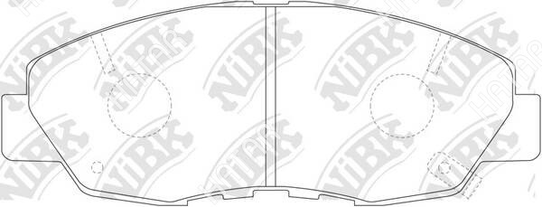 NIBK Колодки nibk PN8484