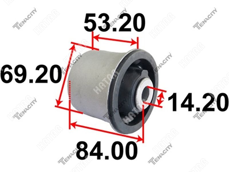 TENACITY Сайлентблок задней балки AAMTO1256
