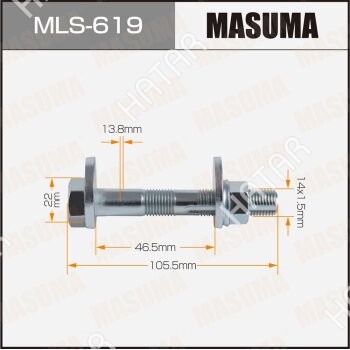 MASUMA Болт эксцентрик masuma комплект. toyota MLS619