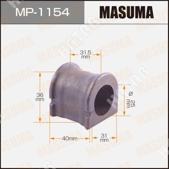 MASUMA Втулка стабилизатора masuma /front/ vitz/ scp10, ncp10 уп.2 MP1154