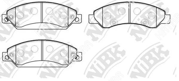 NIBK Колодки nibk PN0400