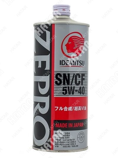 IDEMITSU Масло моторное синтетическое idemitsu zepro euro spec f-s 5w-40 sn/cf 1l 1849001