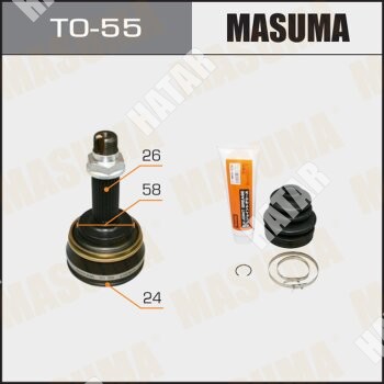 MASUMA Шрус masuma 24x58x26 1/6 TO55