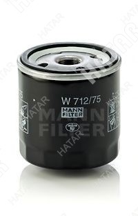 MANN Фильтр масляный W71275