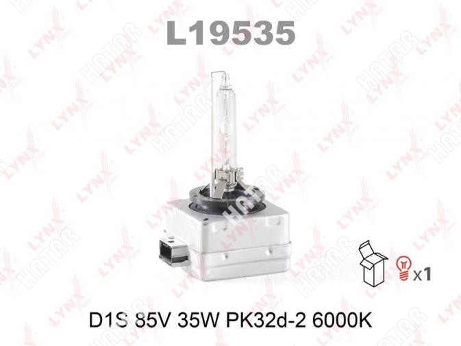 LYNXAUTO Лампа d1s 12v 35w pk32d-2, 6000k L19535