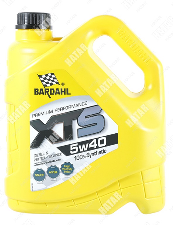 BARDAHL 5w-40 xts a3b4, api sncf 4l синт. моторное масло 36892
