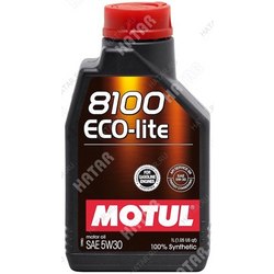MOTUL 5w30 8100 eco-lite моторное масло синтетика sp-rc/sn+/gf-6a/gf-5 1л