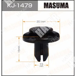 MASUMA Клипса автомобильная