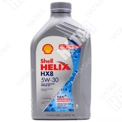 SHELL 5w30 helix hx8 x масло моторное, синтетика, sp/sl/sn+, a3/b4 1л