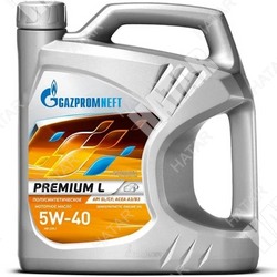 GAZPROMNEFT 5w-40 premium l масло моторное полусинтетика sl/cf 4л