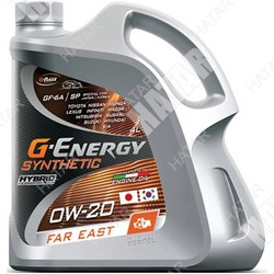 G-ENERGY 0w20 synthetic far east синт-ка-бенз масло моторное всесезонное, sp/gf-6a 4л