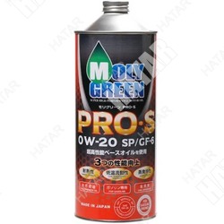MOLY GREEN 0w-20 pro s cинтетическое моторное масло sp/gf-6a 1л