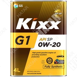 KIXX 0w20 g1/gx7 масло моторное бензиновое синтетика, sp/sq, gf-6a 4л металл