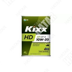 KIXX 10w30 hd/dx5 масло моторное полусинтетика дизель cf-4/sg 4л металл
