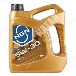 NGN 5w-30 maxi a-line масло моторное полусинтетическое sl/cf, a3/b4 4л