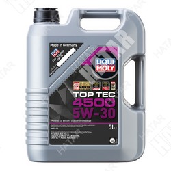 LIQUI MOLY 5w-30 hc-cинтетическое моторное масло top tec 4500 c1-08, dl-1, wss-m2c934-b 5л