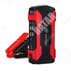 HIGH-POWER Аккумулятор внешний универсальный емкость 16800mah, пусковой ток 1000a-1500а 2хusb 5a=2.1a, 12v/15v/19v, фонарь, пуск двс