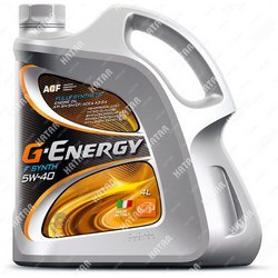 G-ENERGY Expert l 5w40 полусинт-ка-б/д масло моторное универсальное всесезонное, 4л