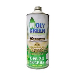 MOLY GREEN 0w-20 premium cинтетическое моторное масло sp/gf-6a 1л