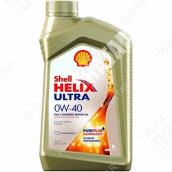 SHELL 0w40 helix ultra масло моторное, синтетика,sn/cf 1л