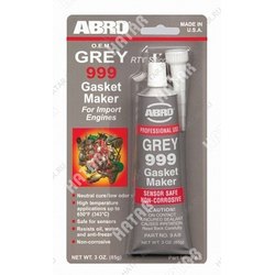 ABRO Герметик прокладок grey 999 gasket maker серый 42,5г usa