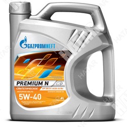 GAZPROMNEFT 5w40 premium n масло моторное синтетика 4л