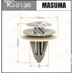 MASUMA Клипса автомобильная