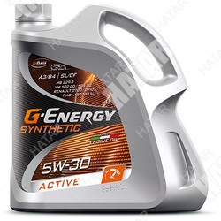 G-ENERGY 5w30 synthetic active масло моторное синтетическое всесезонное a3/b4,sl/cf, 4л