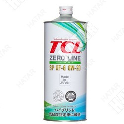TCL 0w20 масло моторное zero line fully synth, sp/gf-6 1л