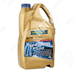RAVENOL Atf type j2/s fluid трансмиссионная жидкость для акпп синтетика nissan atf matic j, nissan atf matic s, mitsubishi atf j-2, atf j-3, hyundai/kia atf red, renault matic j6 4л