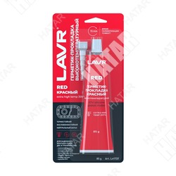LAVR Герметик-прокладка красный высокотемпературный red rtv silicone gasket maker 85г