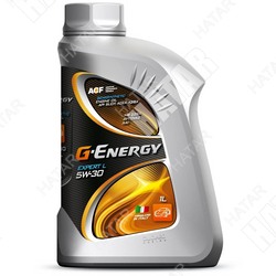 G-ENERGY Expert l 5w30 полусинт-ка-б/д масло моторное универсальное всесезонное,sl/cf 1л