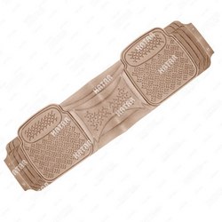 CARFORT rovers 4 коврик а/м термопласт, к-т 1шт. beige задний